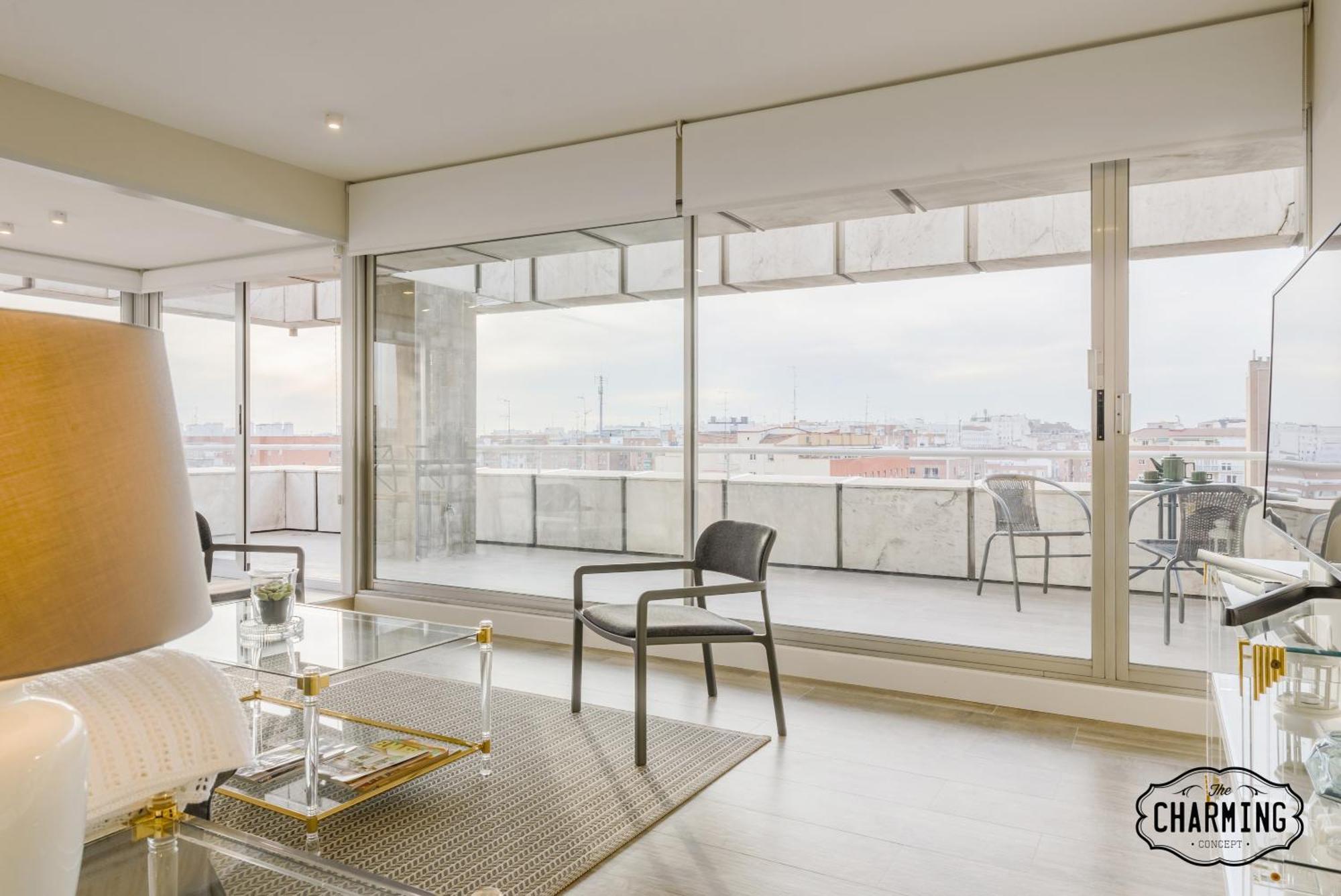 Charming Eurobuilding 2 Terrace Exclusive - Plaza De Parking Apartment Madrid Ngoại thất bức ảnh
