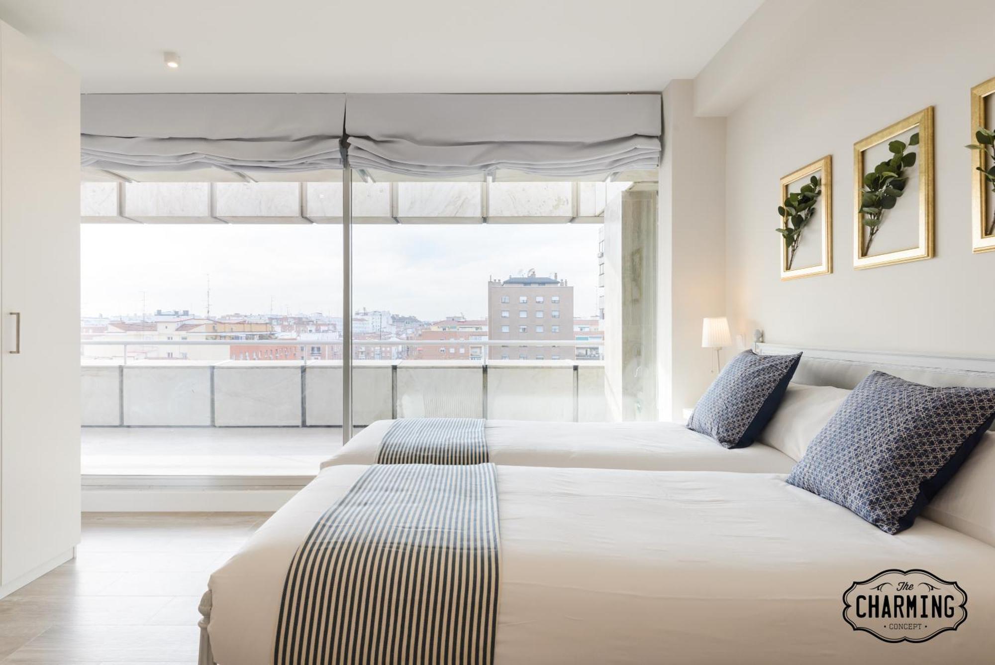 Charming Eurobuilding 2 Terrace Exclusive - Plaza De Parking Apartment Madrid Ngoại thất bức ảnh