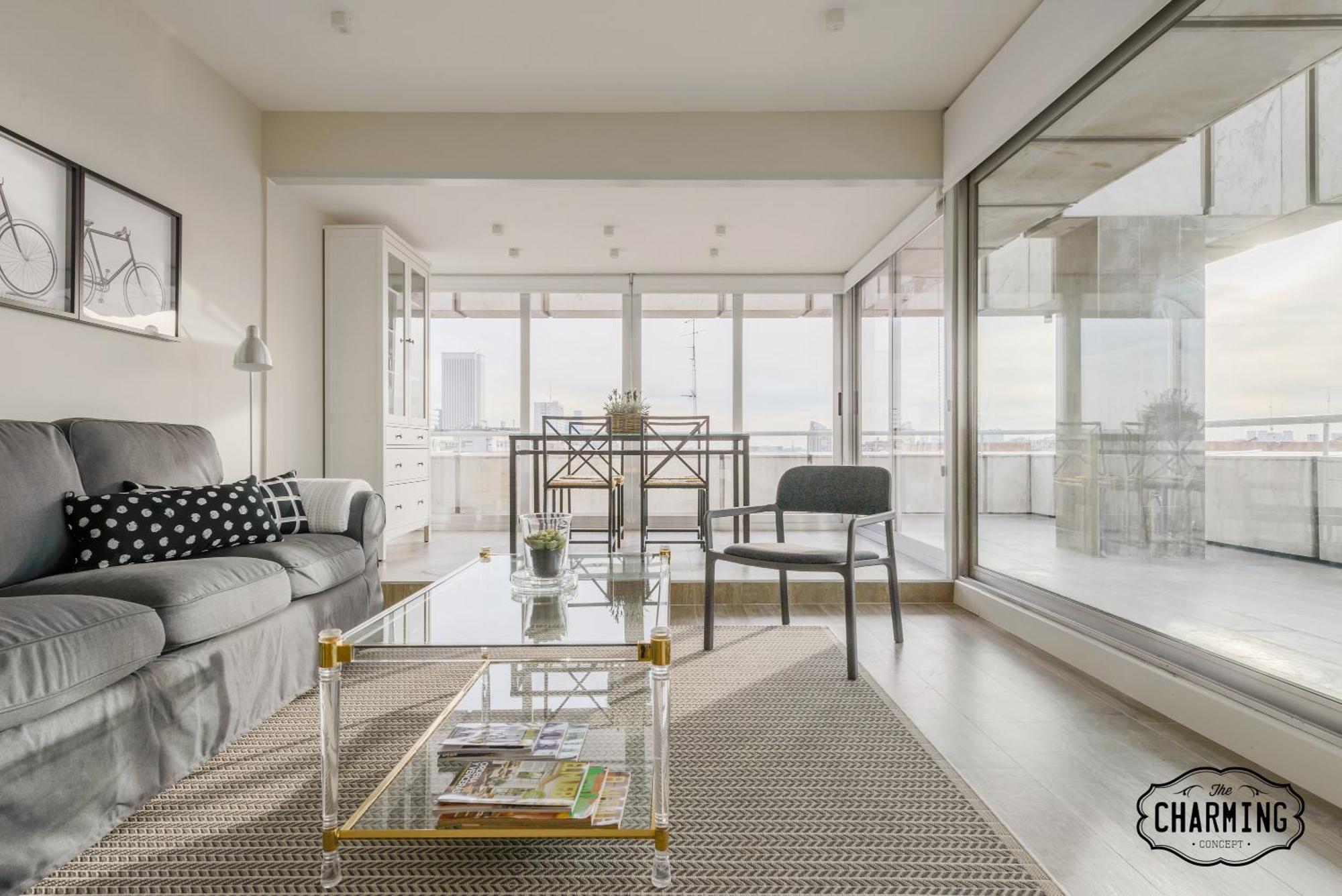 Charming Eurobuilding 2 Terrace Exclusive - Plaza De Parking Apartment Madrid Ngoại thất bức ảnh